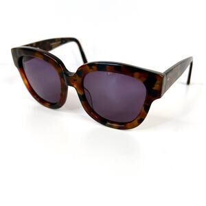 Ace & Tate Harper On the Rocks Round Tortoise Shell Sunglasses 54 21 145